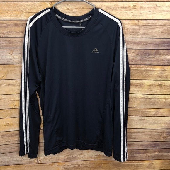 adidas men's climalite long sleeve shirt